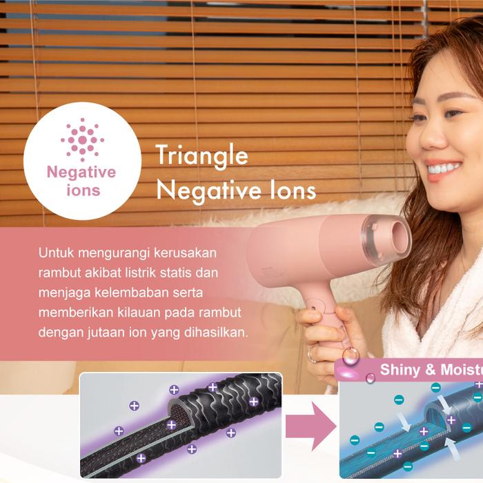 Tescom Pengering Rambut Ionic Care Hair Dryer - TD550ID | TD550-ID